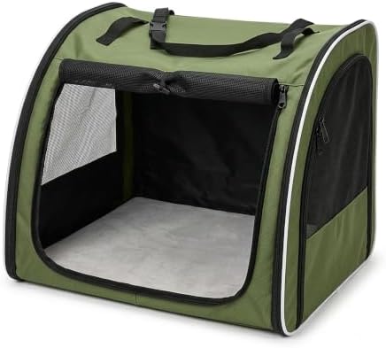 Dog Car Seat for Backseat, Enclosed Travel Carrier for Medium Dogs by Unknown