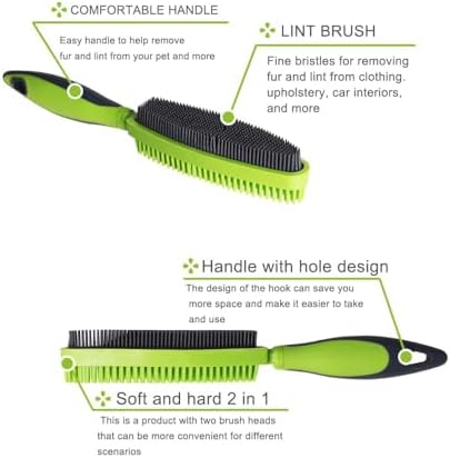 Rubber Pet Hair Remover Brush for Clothes, Couches & Pets - Image 4