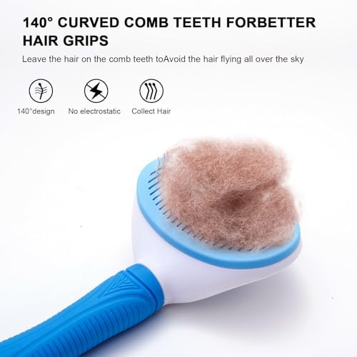 Aogeili Self‑Clean Slicker Brush - Image 4
