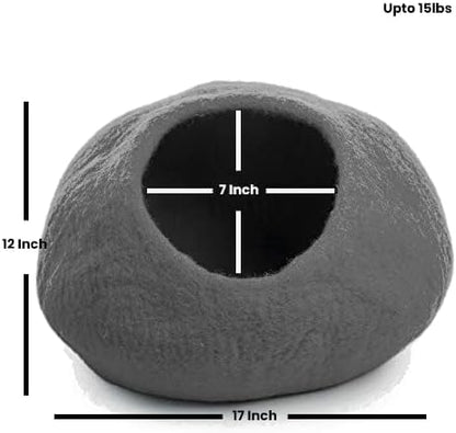 Luxurious Merino Wool Cat Cave - Image 2