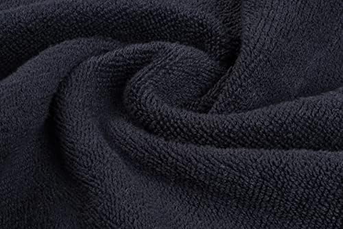 White Classic Bleach Safe Black Makeup Washcloths - Image 5