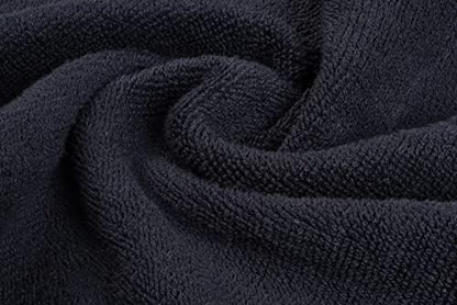 White Classic Bleach Safe Black Makeup Washcloths - Image 5