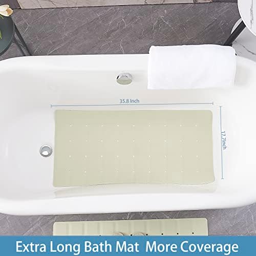 Webos Foldable Silicone Bathtub Mat: Jumbo Size Heavy Duty Safety Bath Mat - Image 2