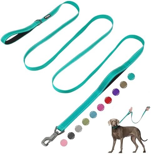 Fida 10 FT Heavy Duty Dog Leash, Dual Padded Handles by Fida