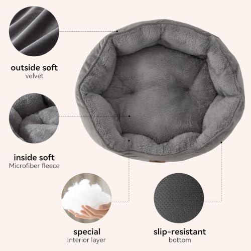Asvin Medium Dog Bed for Medium Dogs, Cat Beds for Indoor Cats, Pet Bed for - Image 3