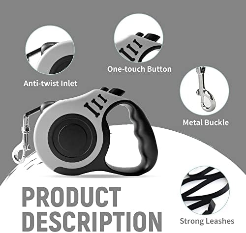 Retractable Dog Leash Automatic Telescopic Tractor Dog Tape - Image 5