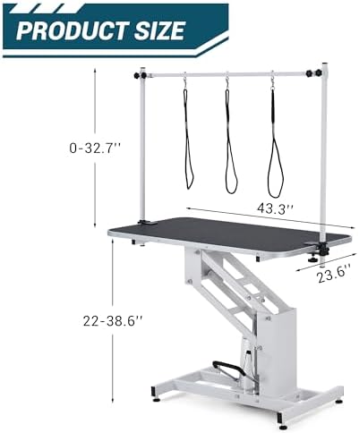 43 Inch Hydraulic Dog Grooming Table - Image 3