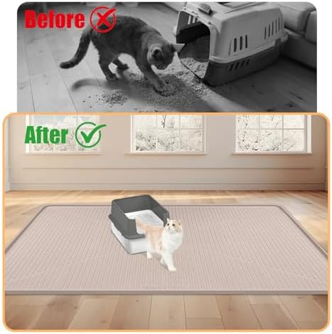 Silicone Cat Litter Mat 45" x 30" Cat Mat - Image 4