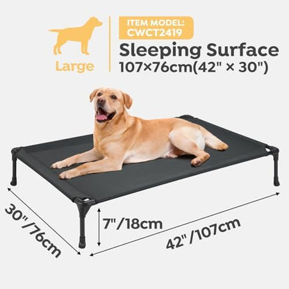 Veehoo 2 Pack Outdoor Elevated Dog Bed - Image 3