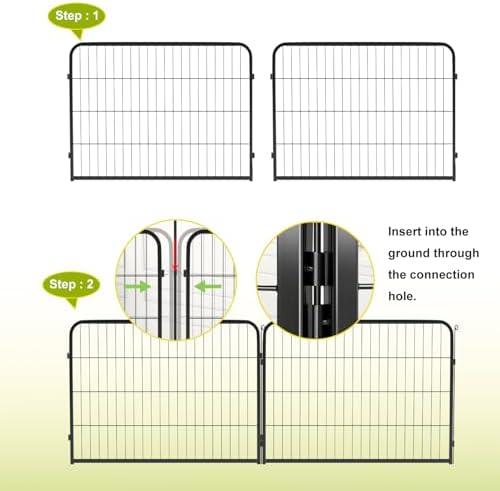 BestPet | Dog Playpen | 24", 8 Panels | Heavy Duty Metal Pet Exercise Pen - Image 4