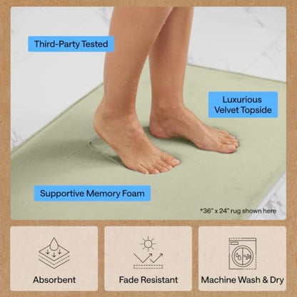 GORILLA GRIP® Memory Foam Bath Rug - Image 5