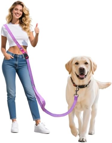 Hands Free Dog Leash, Galaxy Reflective, Crossbody Dog Leash by JCHOUSEPetSupplies