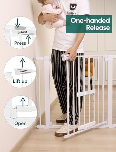 Babelio Dog Gate with Cat Door, CatPrivilege II - Image 4