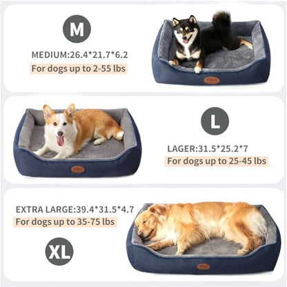 Tidore Orthopedic Dog Beds for Medium Dogs, Durable Egg Crate Foam Sofa Dog Bed - Image 3