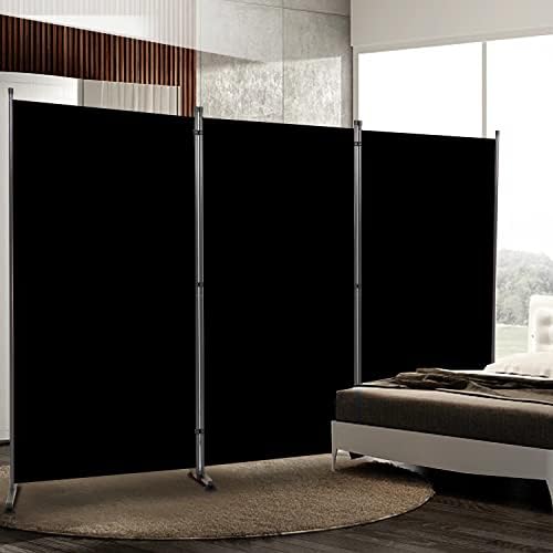 Room Divider 3 Panel-102''Wide Folding Privacy Screen, Large Partition Wall by HOMSCREENER