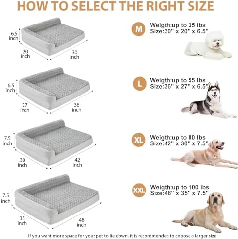 BFPETHOME Orthopedic Washable Dog Bed, Sleeping Couch - Image 4