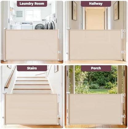 2Pack Retractable Baby Gates for Stair - Image 6