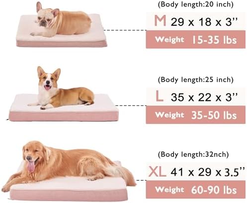 WATANIYA PET Memory Foam Medium Dog Bed, Cooling Dog Beds - Image 6