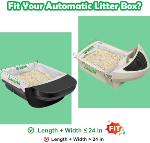 SZEE 120 Count Automatic Cat Litter Box Bags Fit - Image 3