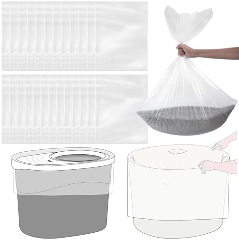 Cat Litter Box Liners Compatible by ROCK+BEARD