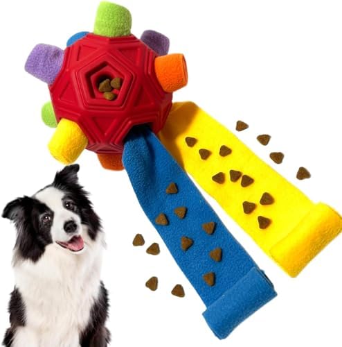 Interactive Snuffle Ball for Dog Toys Unbreakable Upgrade Ball Toy by CIIVURR