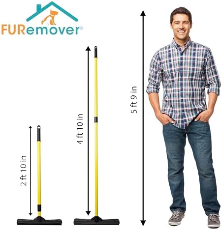 FURemover Pet Hair Removal Rubber Broom - Image 3