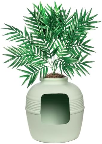 Good Pet Stuff Original Hidden Litter Box Planter, Decorative Cat Litter - Image 3