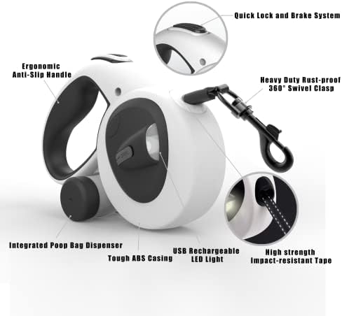 4-in-1 Retractable Dog Leash - Image 2