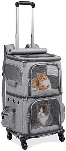 HOVONO Double-Compartment Cat Backpack Carrier by HOVONO