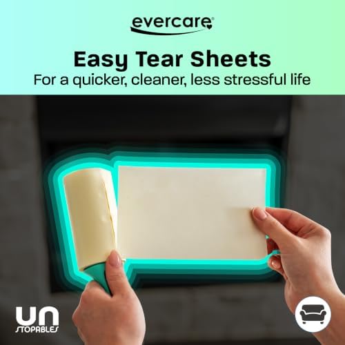 Evercare with Unstopables Fresh Scent All-Purpose Lint Roller, 50 Layers Per - Image 6