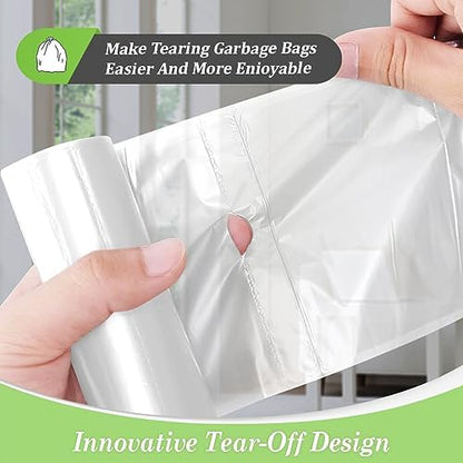 5 Gallon 220 Counts Strong Trash Bags Garbage Bags by Teivio, Bin Liners - Image 4