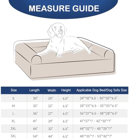 Sunsleek Dog Bed Covers Replacement Washable, Waterproof Sofa Cover - Image 4