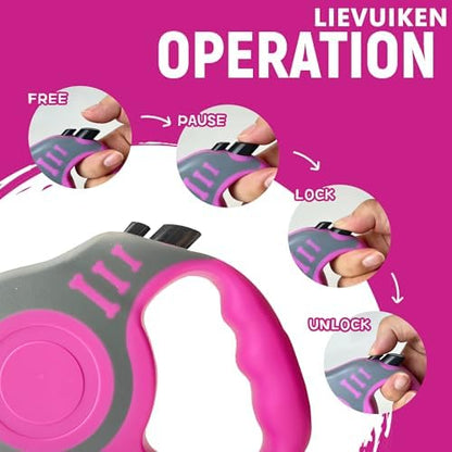 Retractable Dog Leash Automatic Telescopic Tractor Dog Tape - Image 3