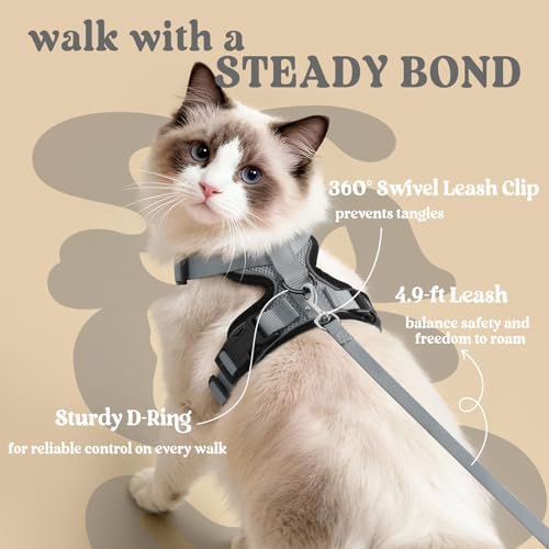 rabbitgoo Cat Harness and Leash Set, Escape Proof Vest - Image 5
