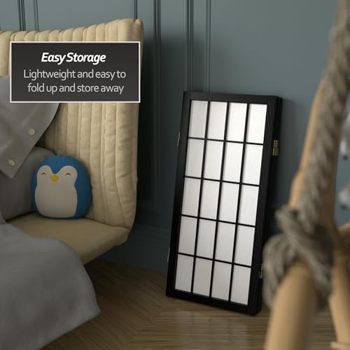 2 ft. Short Desktop Window Pane Shoji Screen - Image 5