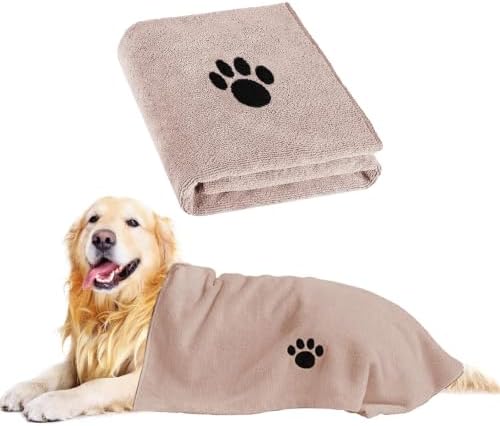 Puomue Microfiber Dog Towels for Drying Dogs, Super Absorbent and Soft Pet by Puomue