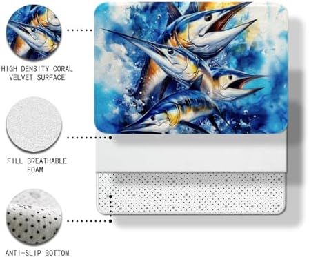 Manfei Pixelated Bath Mats, 16Wx24L Inches - Image 6
