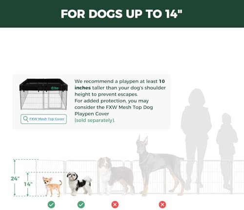FXW Homeplus Indoor Dog Playpen, 8 Panels, - Image 2
