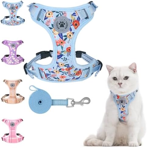 BEAUTYZOO Cat Harness and Leash Set, Escape Proof and Adjustable by BEAUTYZOO