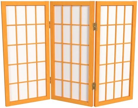 2 ft. Short Desktop Window Pane Shoji Screen by RedLantern