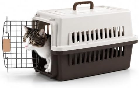 Pets Carrier, Hard-Sided, for Cat up to 14lb, Suit for Airline/Road Travel by Unknown