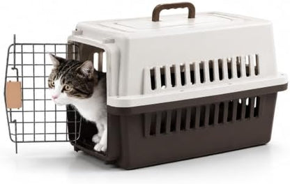 Pets Carrier, Hard-Sided, for Cat up to 14lb, Suit for Airline/Road Travel by Unknown