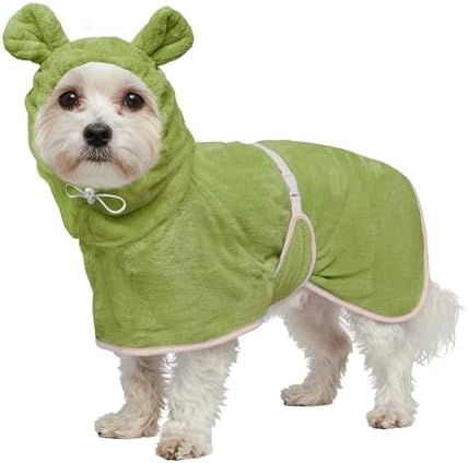 Dog Bathrobe Super Absorbent Towel Robe by HhiMyOct