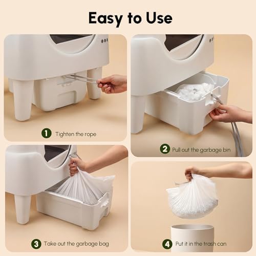 80 Count 24.8" x 12.5" Cat Litter Box Liners - Image 7