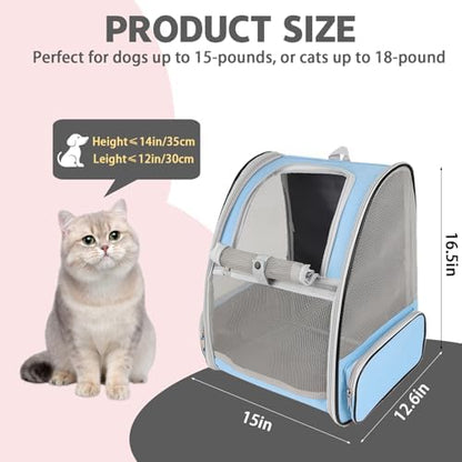 Cat Backpack Carrier, Pet Carrier Airline Approved - Image 2