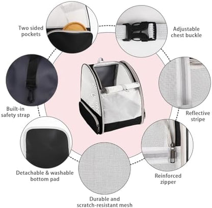 Cat Backpack Carrier, Pet Carrier Airline Approved - Image 5