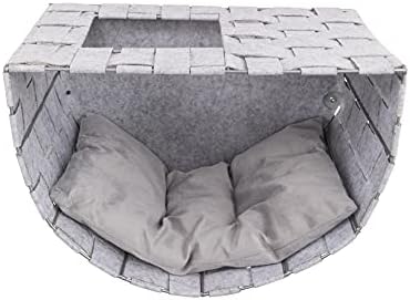 Trixie Frehi Wall Mount Cat Condo Set, 2 Condos and 2 Steps, Light Gray - Image 6
