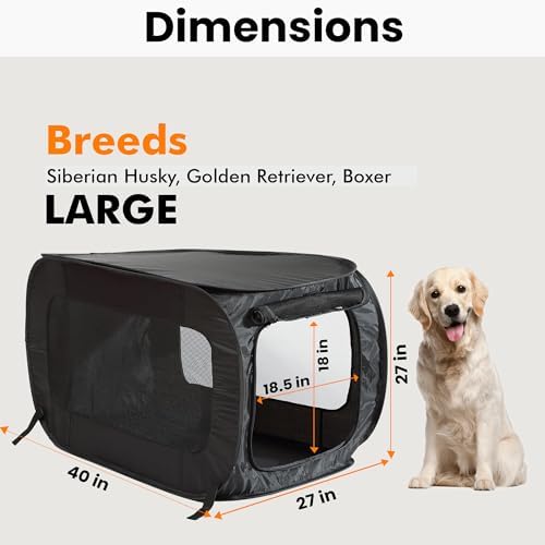 Portable Collapsible Pop Up Kennel - Image 2