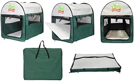 Go Pet Club 18" Rounded Top Soft Collapsible Dog Crate, Portable Pet Carrier - Image 4