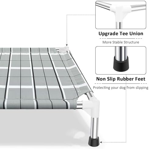 Elevated Dog Bed, Raised Cooling Lifted Dog Cot - Image 2